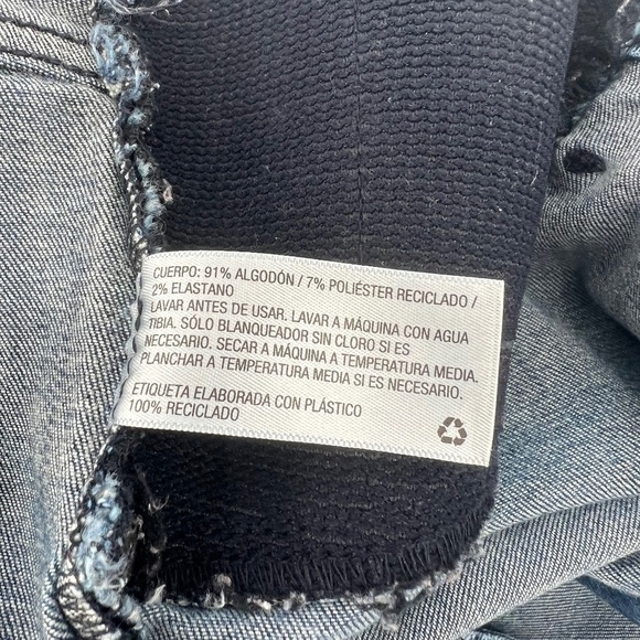 Isabel Maternity Midi Cuffed Hem Jean Shorts Size 18 - Picture 6 of 7